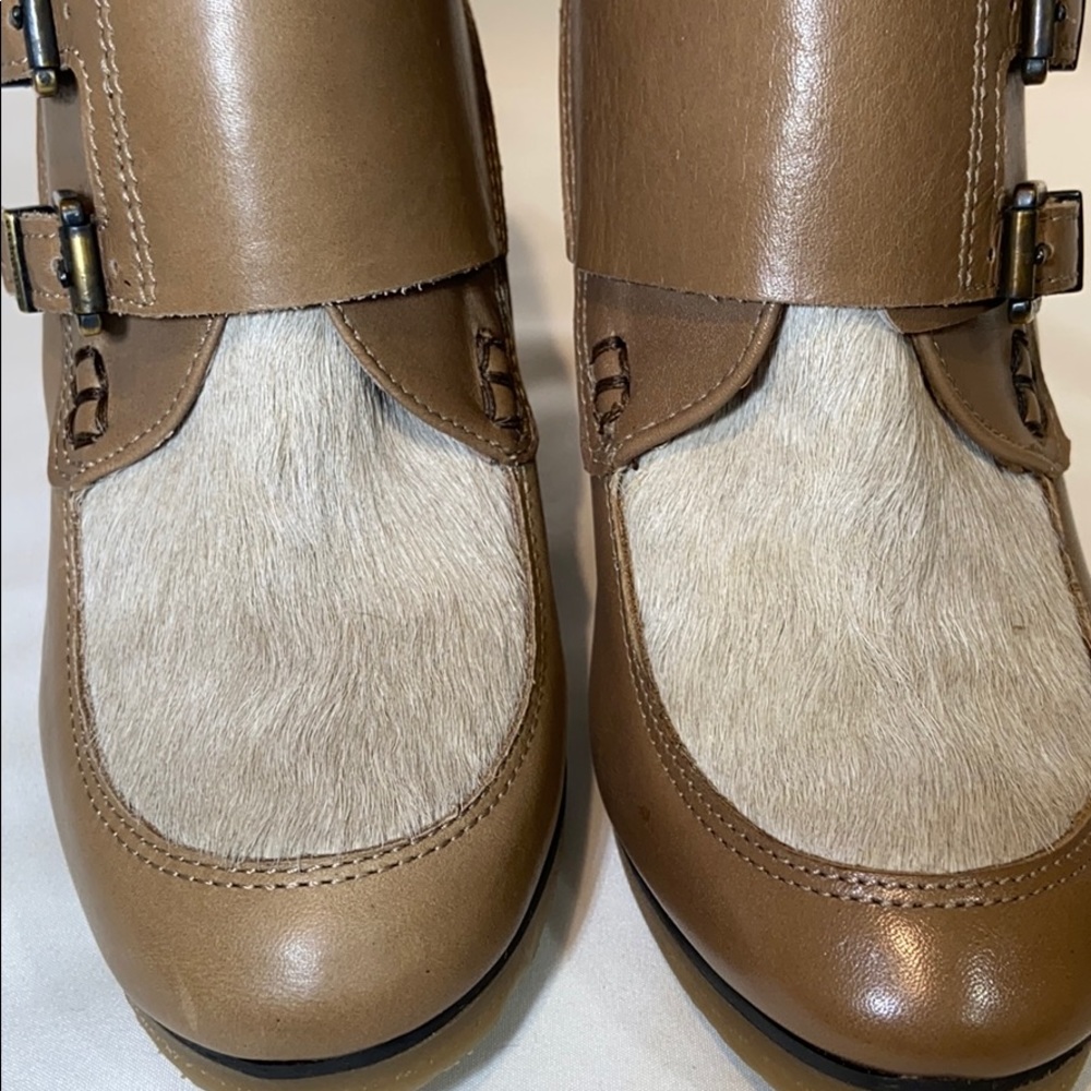 Anthropologie Cubanas Womens Beige Ankle boots 38 - Picture 4 of 8
